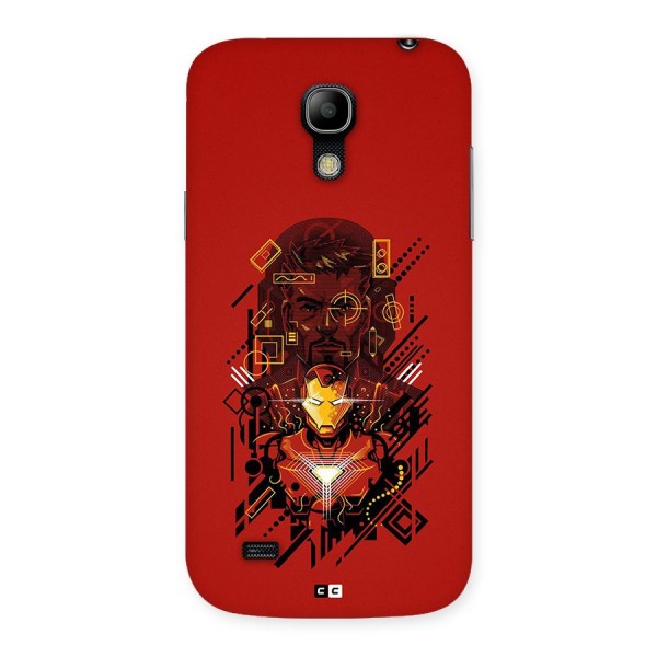 Tony Stark Back Case for Galaxy S4 Mini