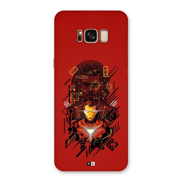 Tony Stark Back Case for Galaxy S8 Plus