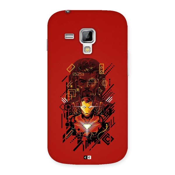 Tony Stark Back Case for Galaxy S Duos