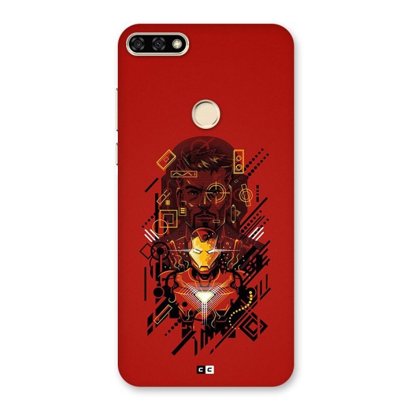 Tony Stark Back Case for Honor 7A