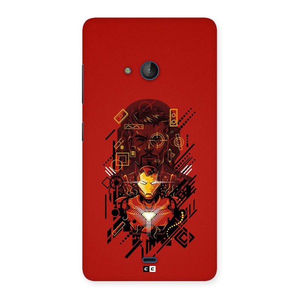 Tony Stark Back Case for Lumia 540