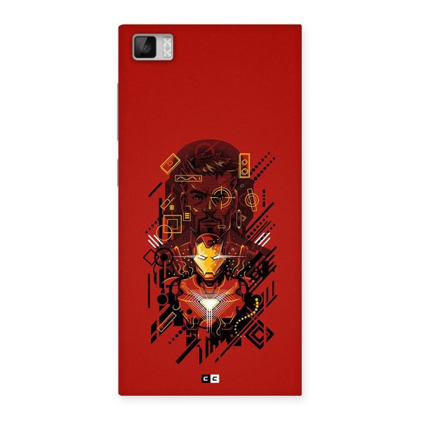 Tony Stark Back Case for Mi3