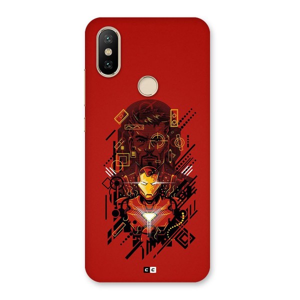 Tony Stark Back Case for Mi A2