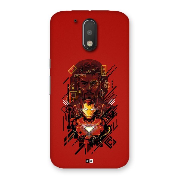 Tony Stark Back Case for Moto G4 Plus