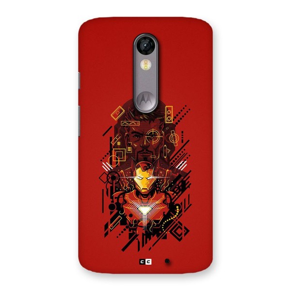 Tony Stark Back Case for Moto X Force