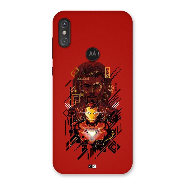 Tony Stark Back Case for Motorola One Power