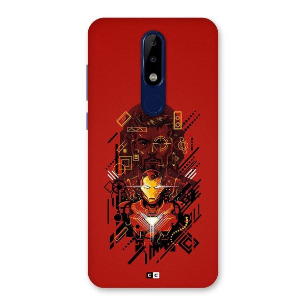 Tony Stark Back Case for Nokia 5.1 Plus