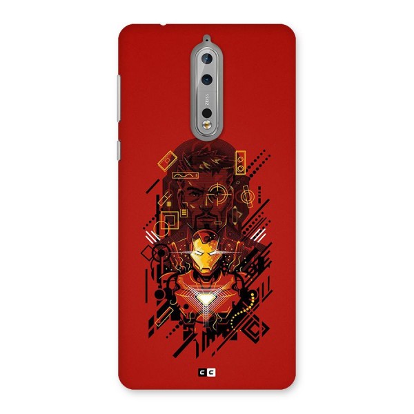 Tony Stark Back Case for Nokia 8