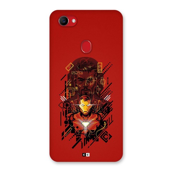 Tony Stark Back Case for Oppo F7