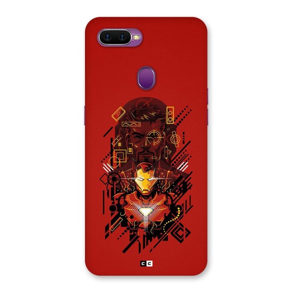 Tony Stark Back Case for Oppo F9