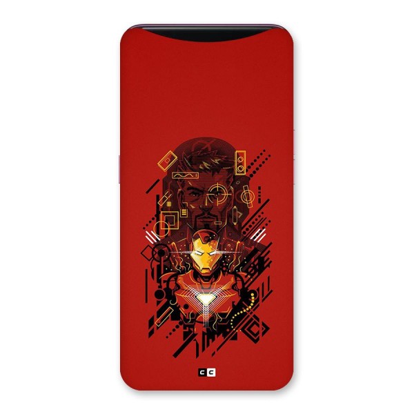 Tony Stark Back Case for Oppo Find X