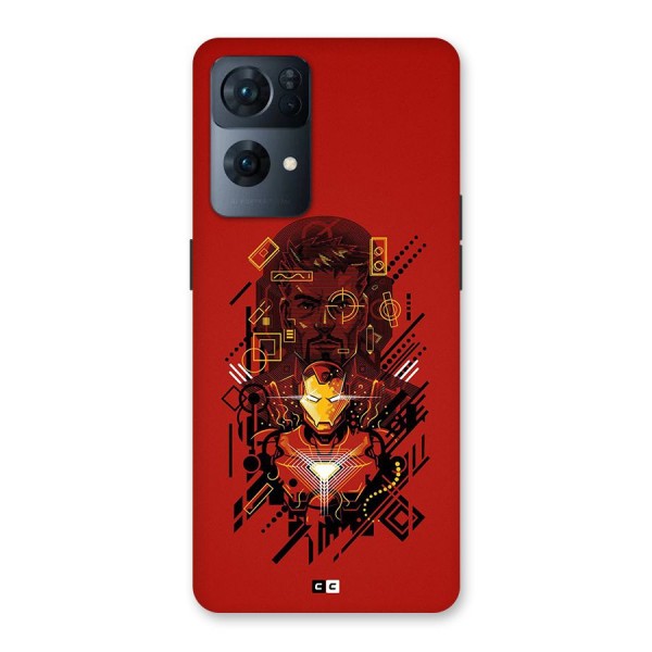 Tony Stark Back Case for Oppo Reno7 Pro 5G