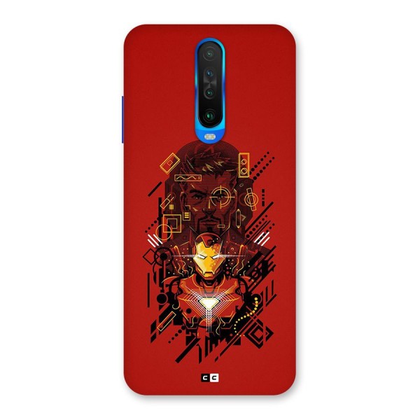 Tony Stark Back Case for Poco X2