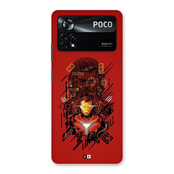 Tony Stark Back Case for Poco X4 Pro 5G