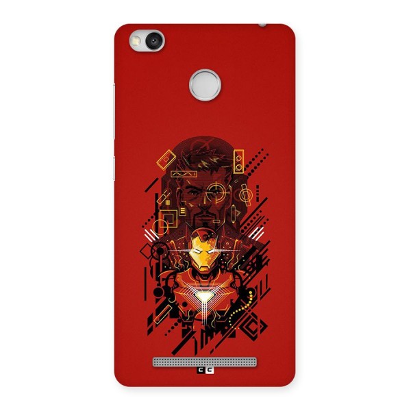 Tony Stark Back Case for Redmi 3S Prime