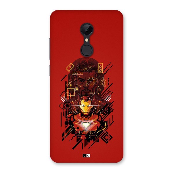 Tony Stark Back Case for Redmi 5