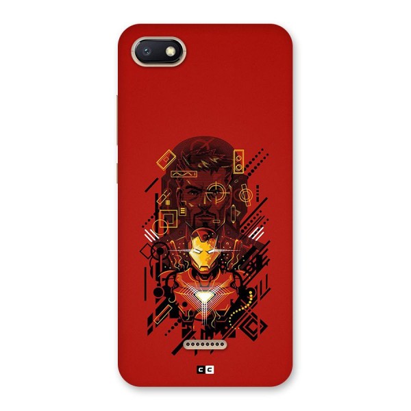 Tony Stark Back Case for Redmi 6A