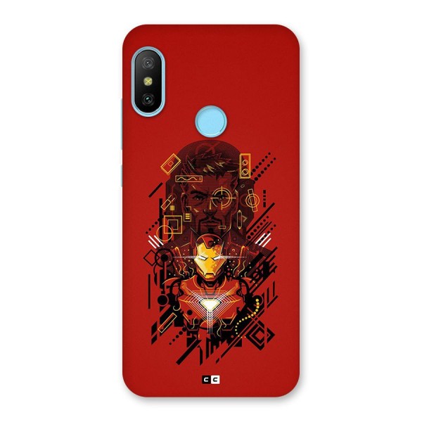 Tony Stark Back Case for Redmi 6 Pro