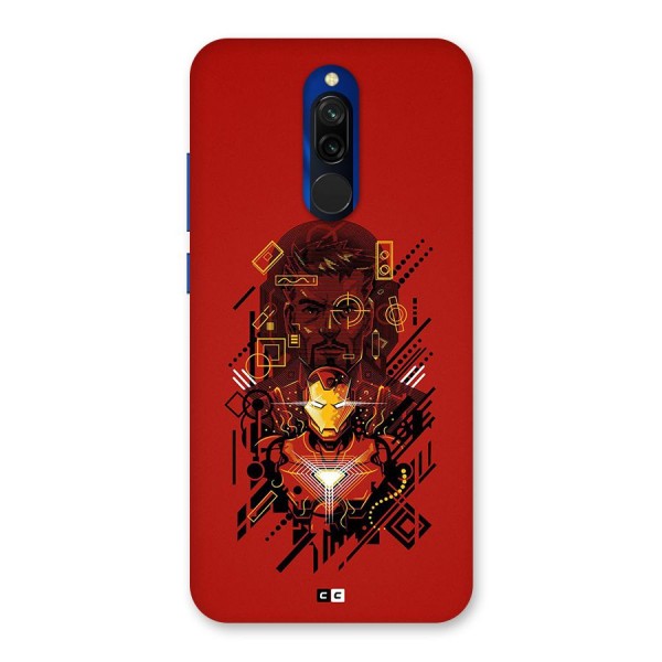 Tony Stark Back Case for Redmi 8