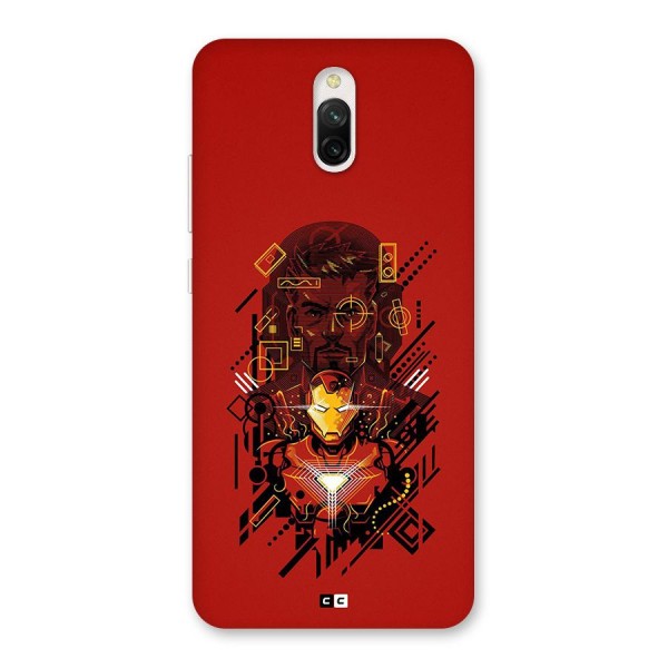 Tony Stark Back Case for Redmi 8A Dual