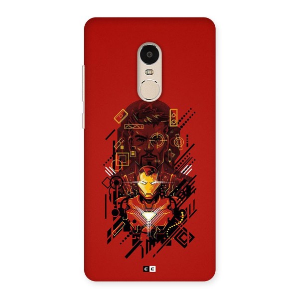 Tony Stark Back Case for Redmi Note 4