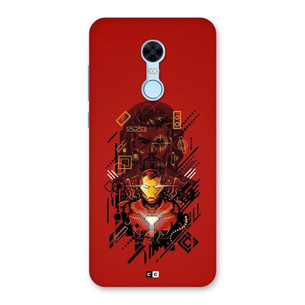 Tony Stark Back Case for Redmi Note 5