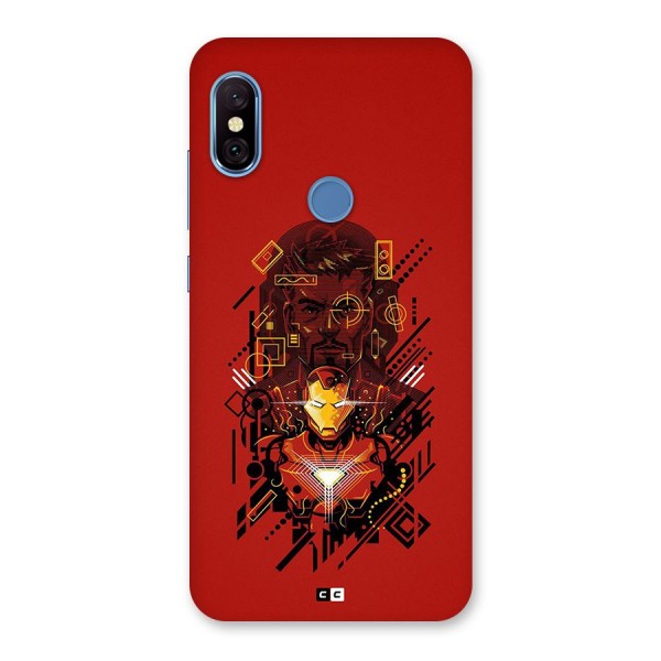 Tony Stark Back Case for Redmi Note 6 Pro