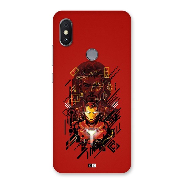 Tony Stark Back Case for Redmi Y2