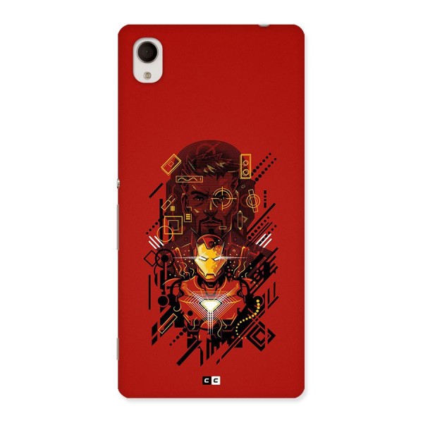 Tony Stark Back Case for Xperia M4 Aqua