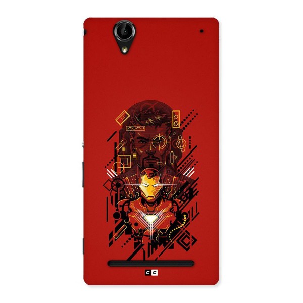 Tony Stark Back Case for Xperia T2