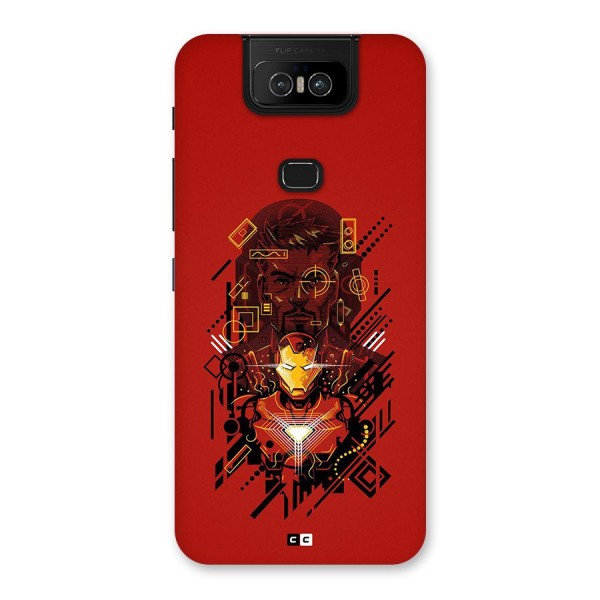 Tony Stark Back Case for Zenfone 6z