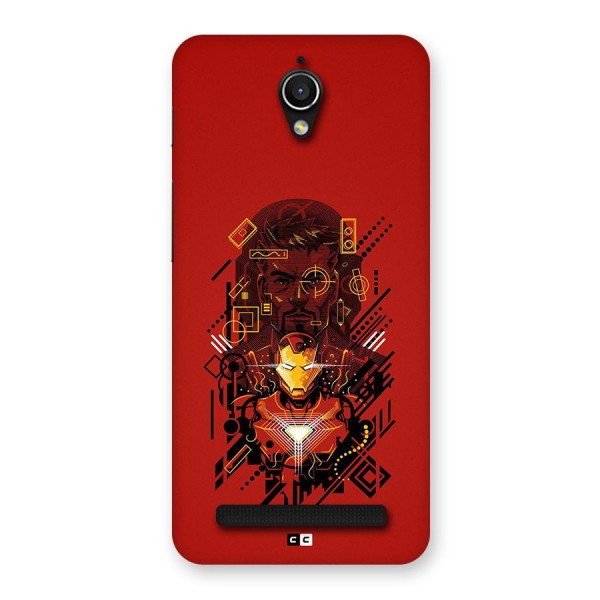 Tony Stark Back Case for Zenfone Go