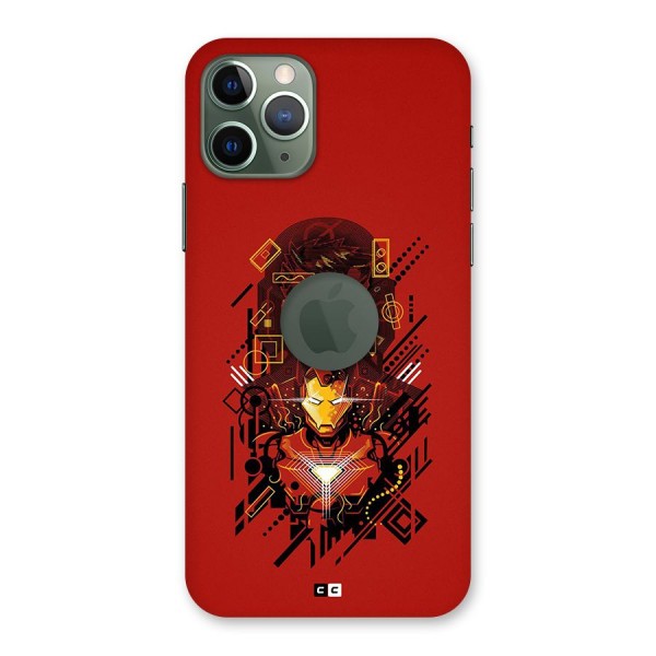 Tony Stark Back Case for iPhone 11 Pro Logo Cut