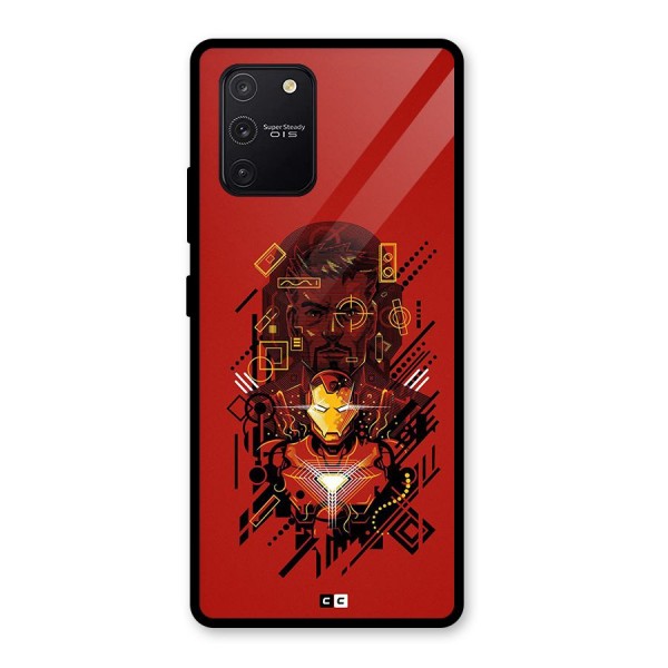 Tony Stark Glass Back Case for Galaxy S10 Lite