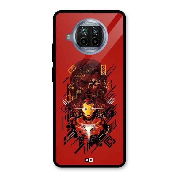 Tony Stark Glass Back Case for Mi 10i