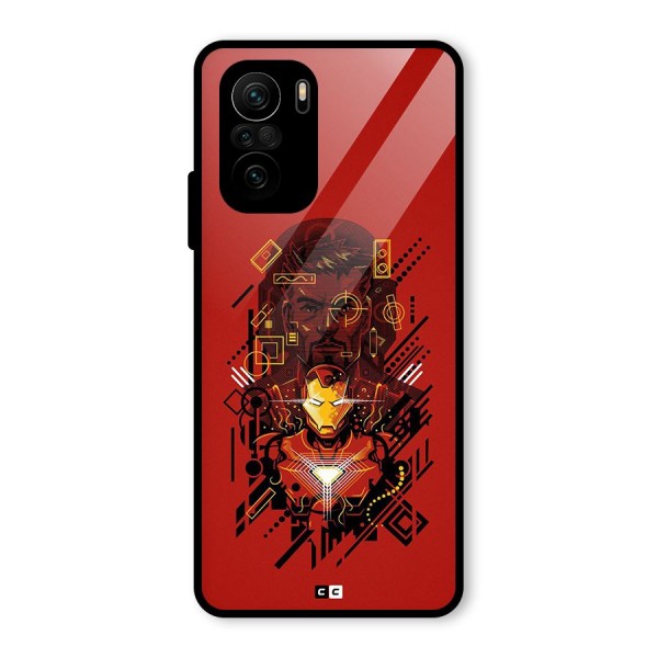 Tony Stark Glass Back Case for Mi 11X Pro