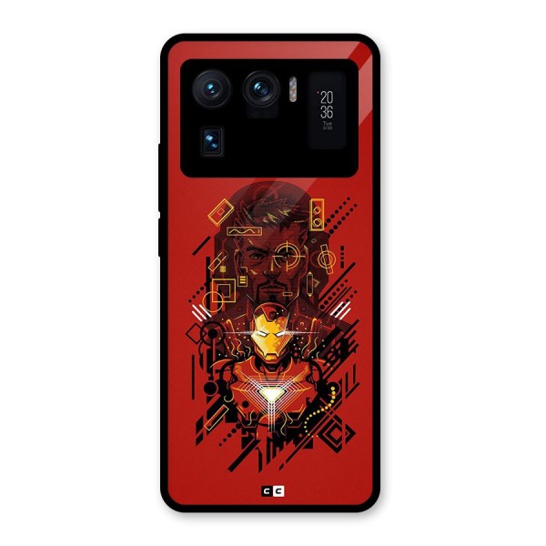 Tony Stark Glass Back Case for Mi 11 Ultra