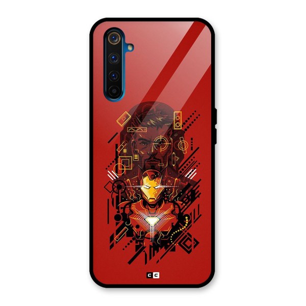 Tony Stark Glass Back Case for Realme 6 Pro