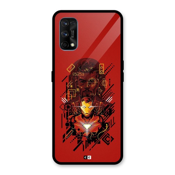 Tony Stark Glass Back Case for Realme 7 Pro