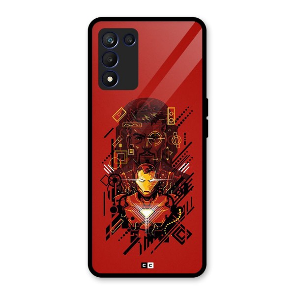 Tony Stark Glass Back Case for Realme 9 5G Speed