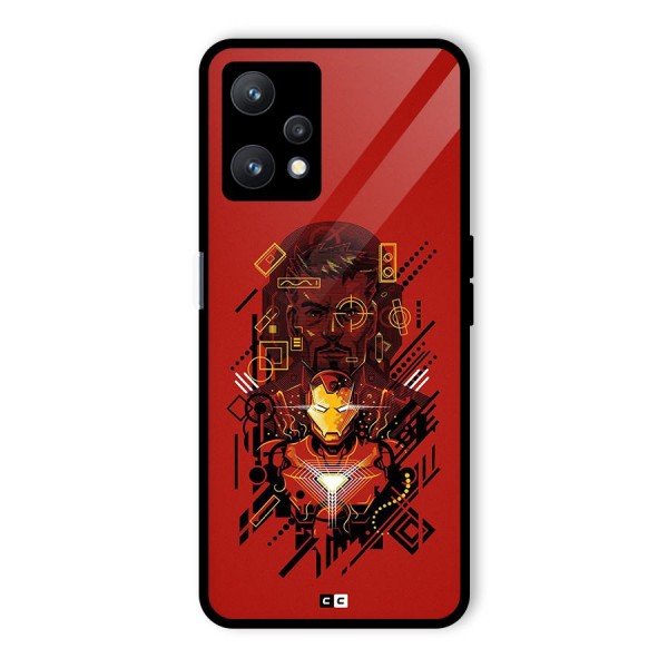 Tony Stark Glass Back Case for Realme 9 Pro 5G