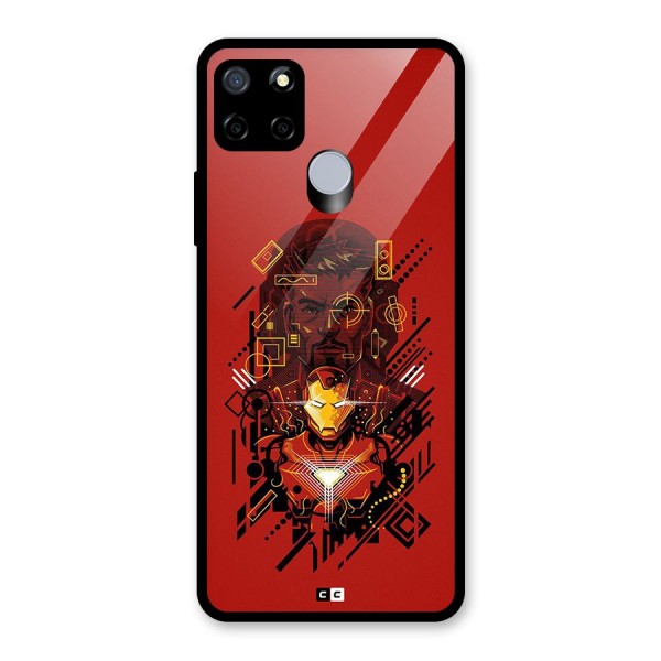 Tony Stark Glass Back Case for Realme C15