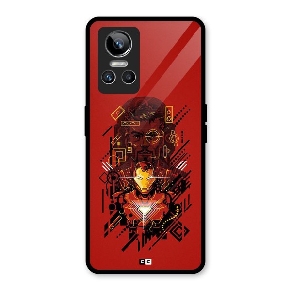 Tony Stark Glass Back Case for Realme GT Neo 3