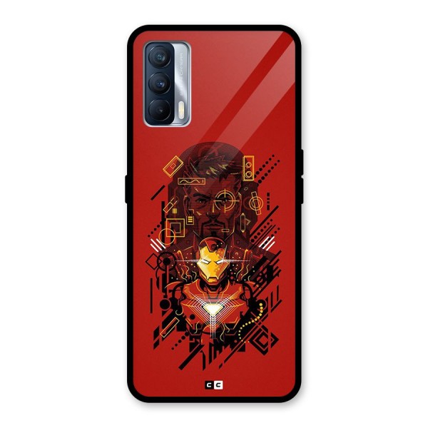 Tony Stark Glass Back Case for Realme X7