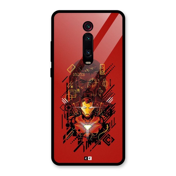 Tony Stark Glass Back Case for Redmi K20 Pro