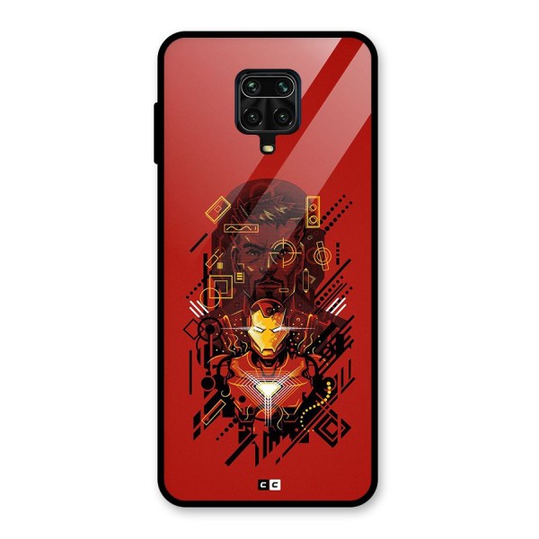 Tony Stark Glass Back Case for Redmi Note 10 Lite