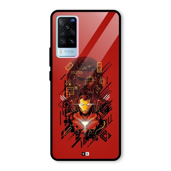 Tony Stark Glass Back Case for Vivo X60