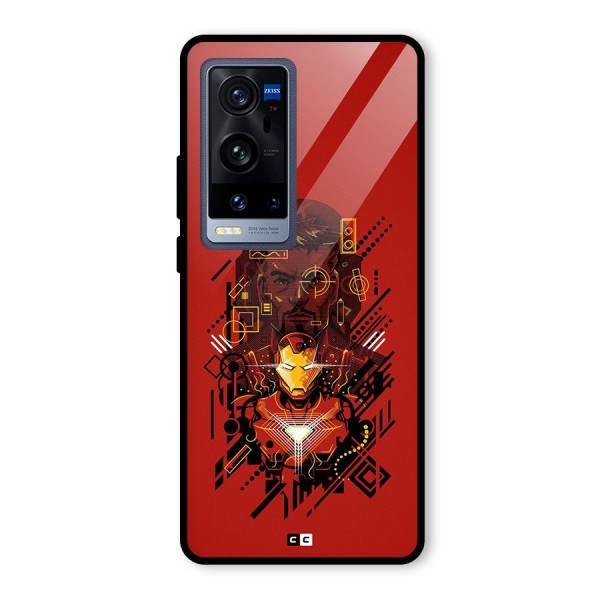 Tony Stark Glass Back Case for Vivo X60 Pro Plus