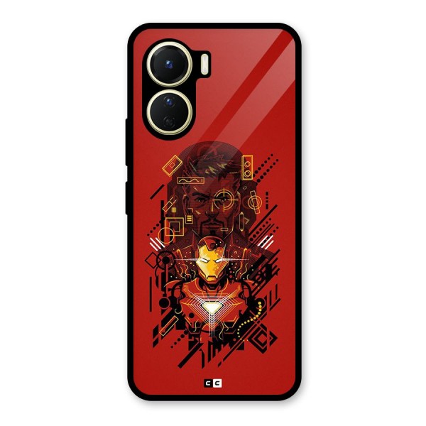 Tony Stark Glass Back Case for Vivo Y56