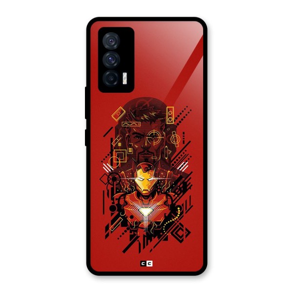 Tony Stark Glass Back Case for Vivo iQOO 7 5G